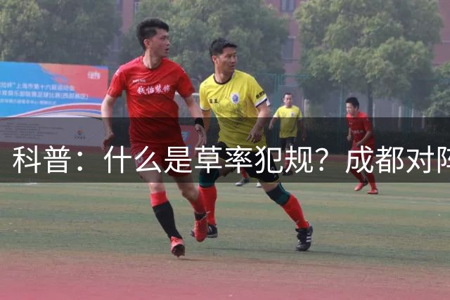 科普：什么是草率犯规？成都对阵浙江进球因费利佩草率犯规被吹